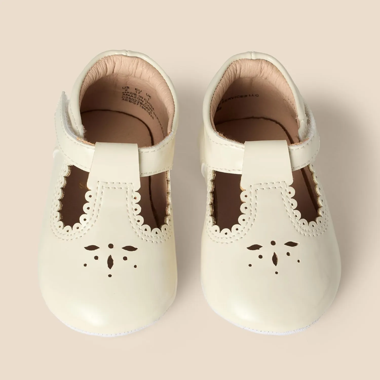 Amazon Essentials x Sofia Grainge Toddlers and Baby Girls Non-Slip Mary Jane Shoes