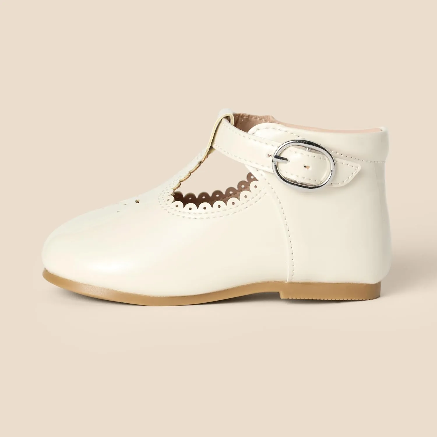 Amazon Essentials x Sofia Grainge Toddlers and Baby Girls Non-Slip Mary Jane Shoes