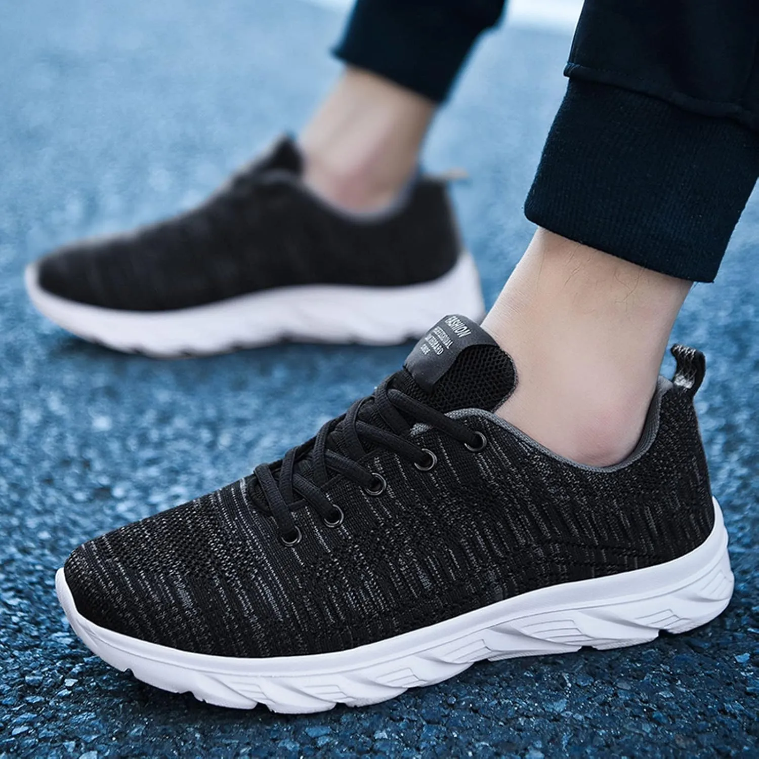 Arch Support Hiking Shoes for Men Comfortable Breathable Lightweight Tennis Shoe Men's Comfortable Canvas Shoes