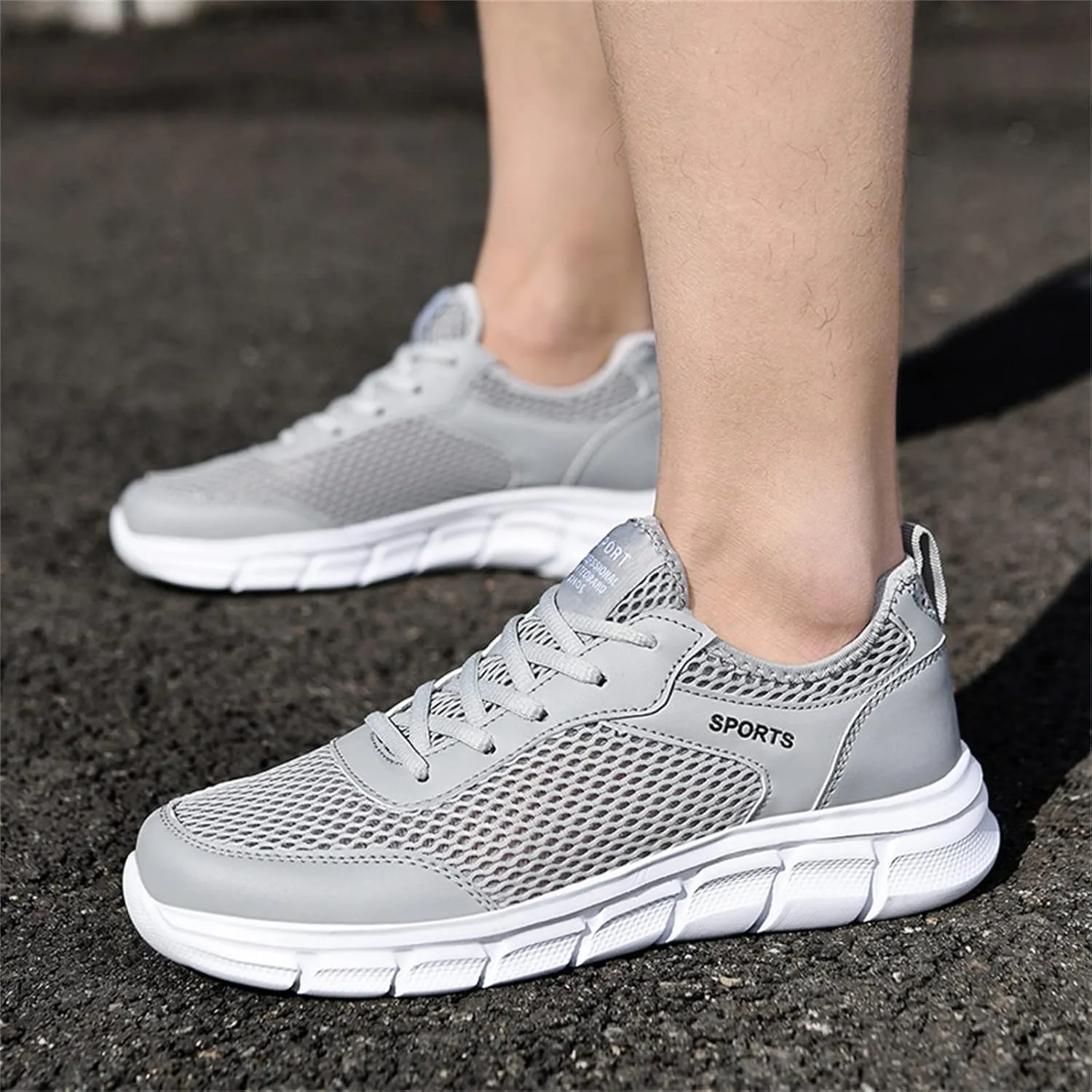 Arch Support Hiking Shoes for Men Lightweight Breathable Walking Shoe Gym Tennis Men's Comfortable Canvas Shoes