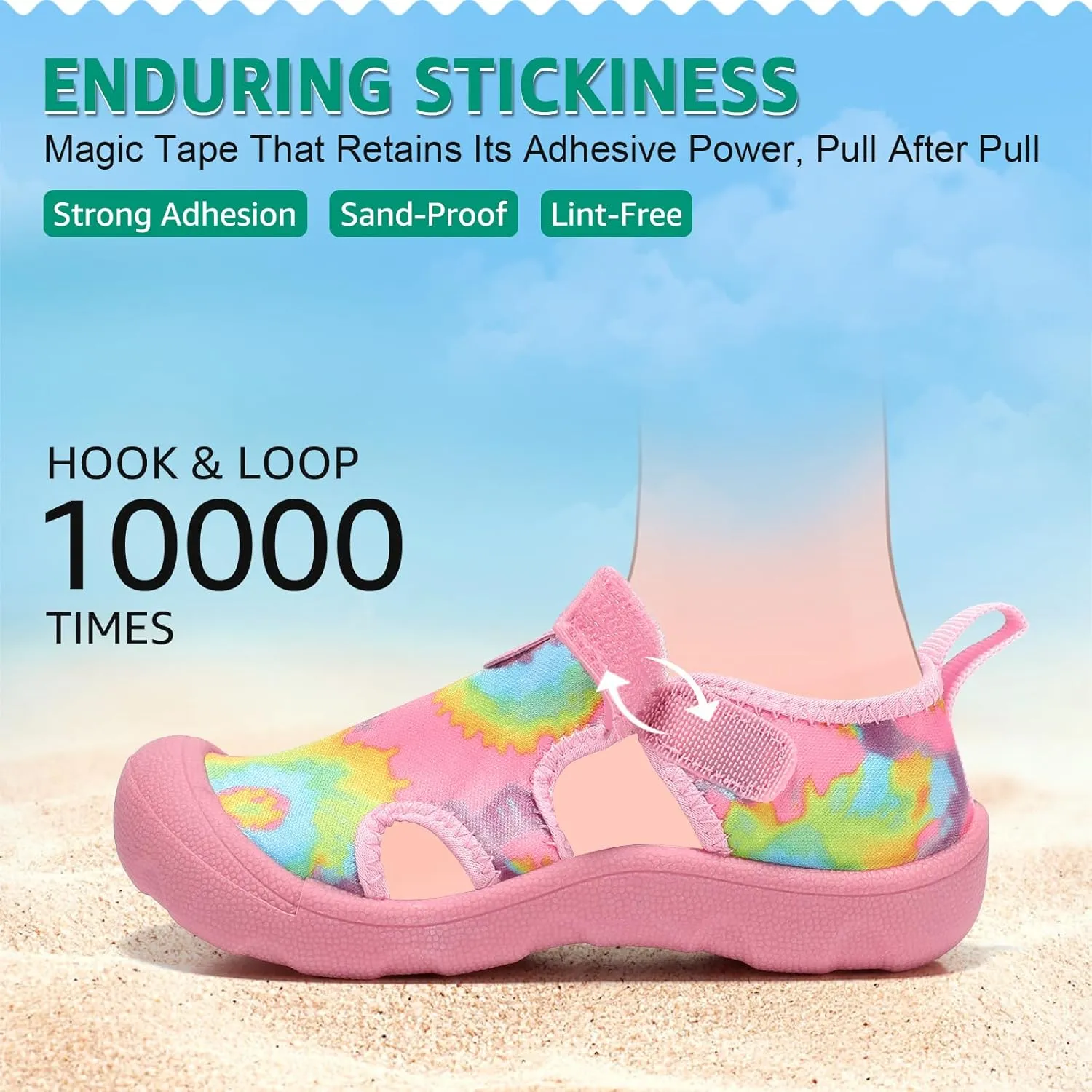 Boys Girls Water Shoes Quick-Dry Wide Toe Box Shoes Toddler Cute Beach Swim Pool Shoes(Toddler/Little Kid)