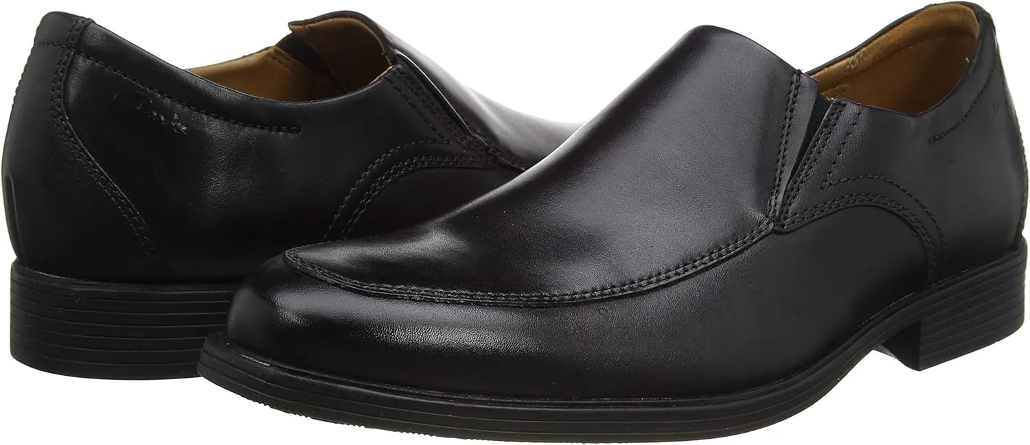 Clarks Mens Whiddon Step L:eather Leather Loafers