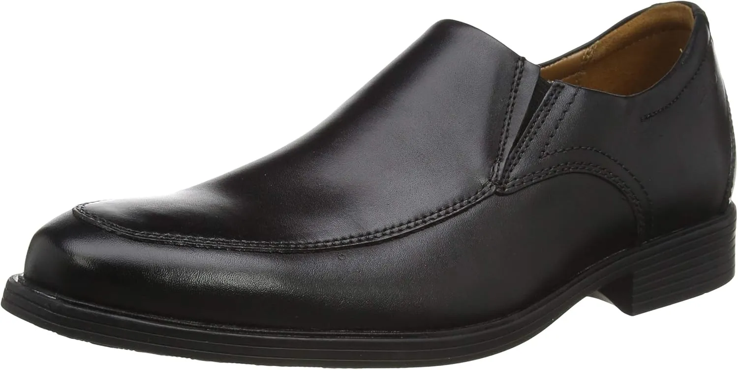 Clarks Mens Whiddon Step L:eather Leather Loafers
