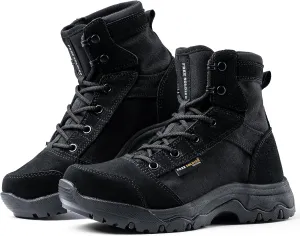 FREE SOLDIER Womens Tactical Hiking 6 Inches Lightweight Combat Boot Durable Comfortable Work Boots for Women
