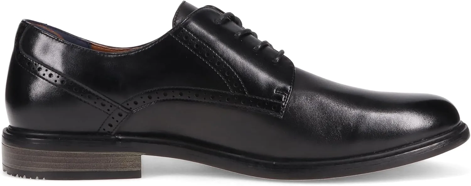 Gunnar and Troy Axel Mens Dress Shoes | Classic Brogue Oxford with Leather Uppers | Cushioned Dual-Density Footbed | Multi Color