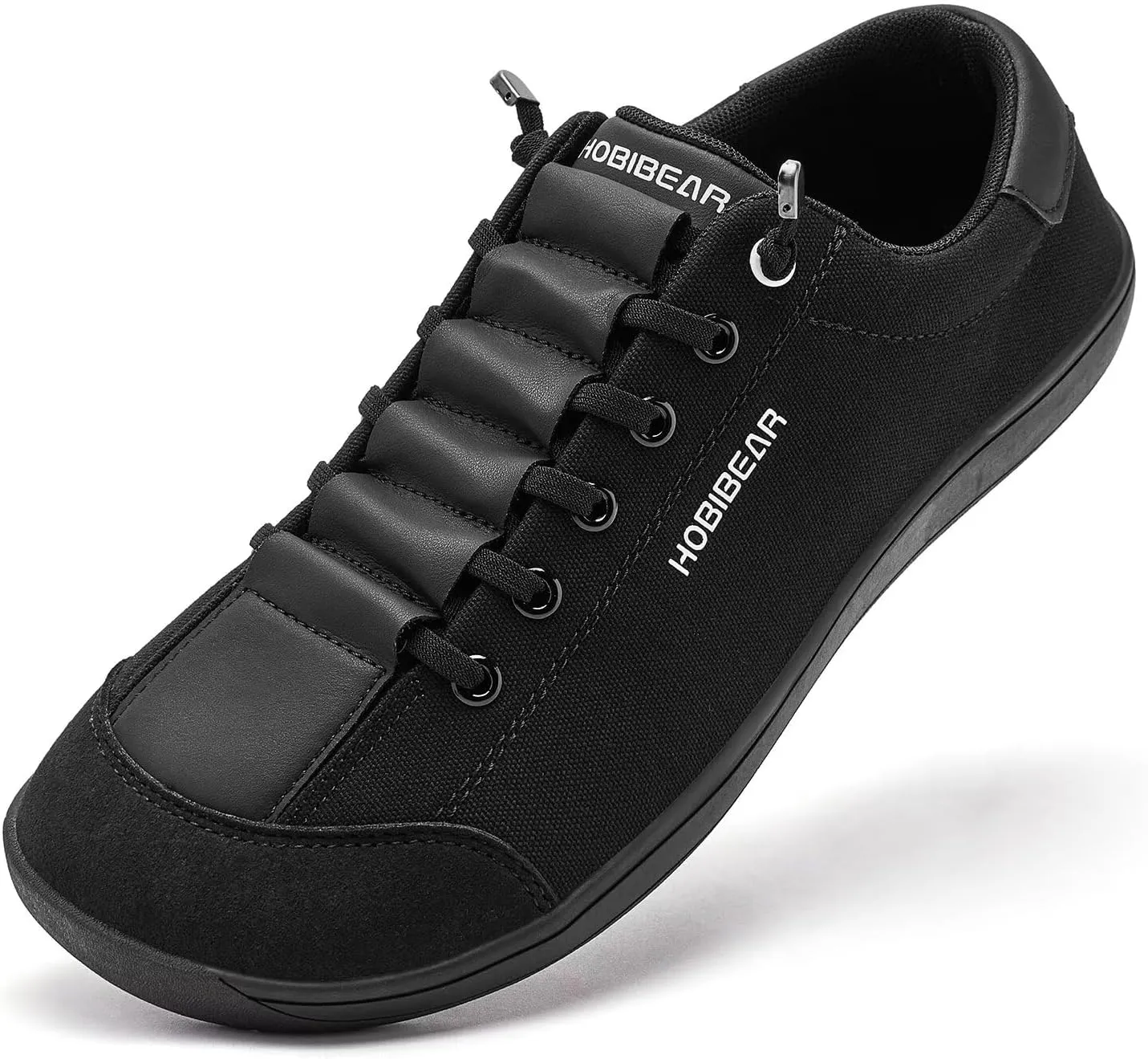 HOBIBEAR Barefoot Minimalist Shoes Womens Mens | Zero Drop | Wide Width Canvas Slip-on Shoes