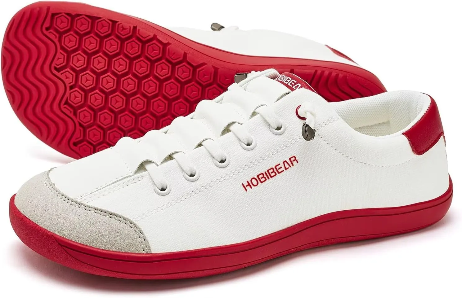 HOBIBEAR Barefoot Minimalist Shoes Womens Mens | Zero Drop | Wide Width Canvas Slip-on Shoes