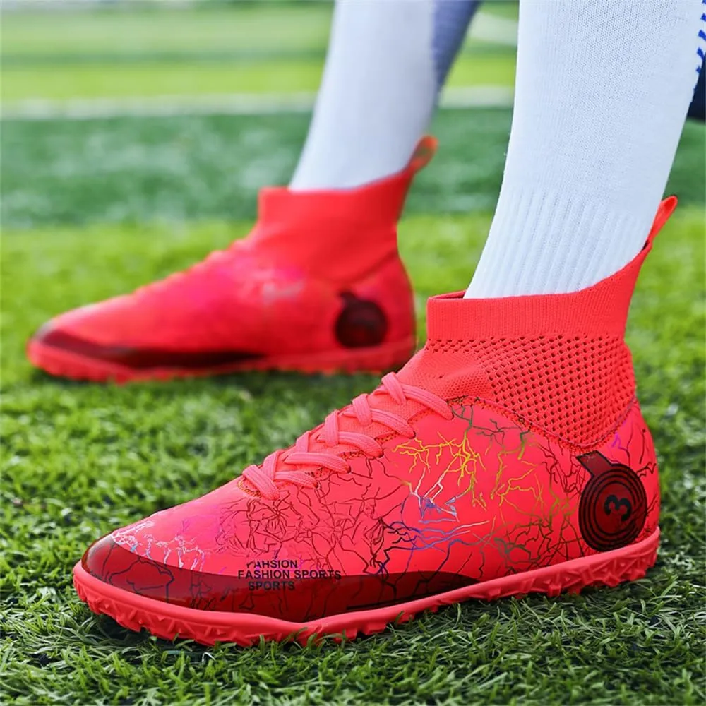 Kids Soccer Shoes Boys Girls Football Trainning Shoes Youth Firm Ground Athletic Turf Shoes Outdoor Professional Soccer Shoes Sneakers