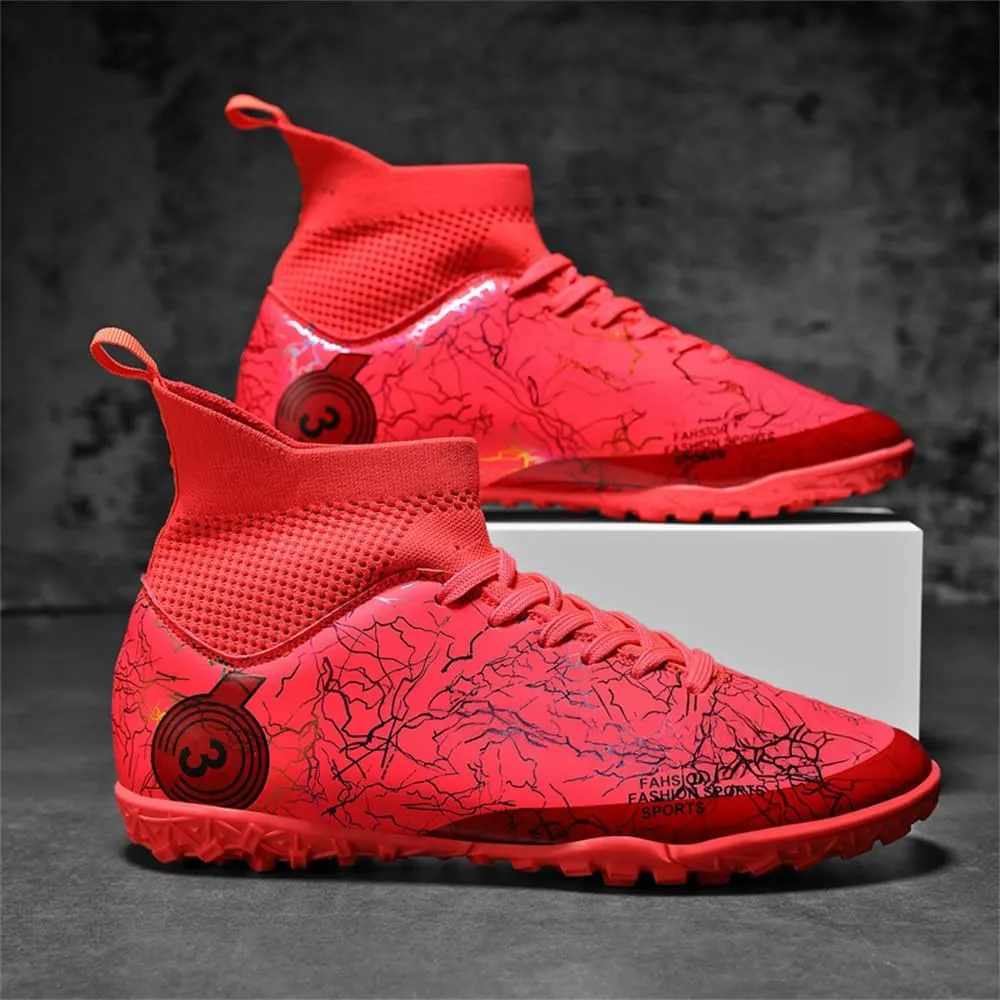 Kids Soccer Shoes Boys Girls Football Trainning Shoes Youth Firm Ground Athletic Turf Shoes Outdoor Professional Soccer Shoes Sneakers