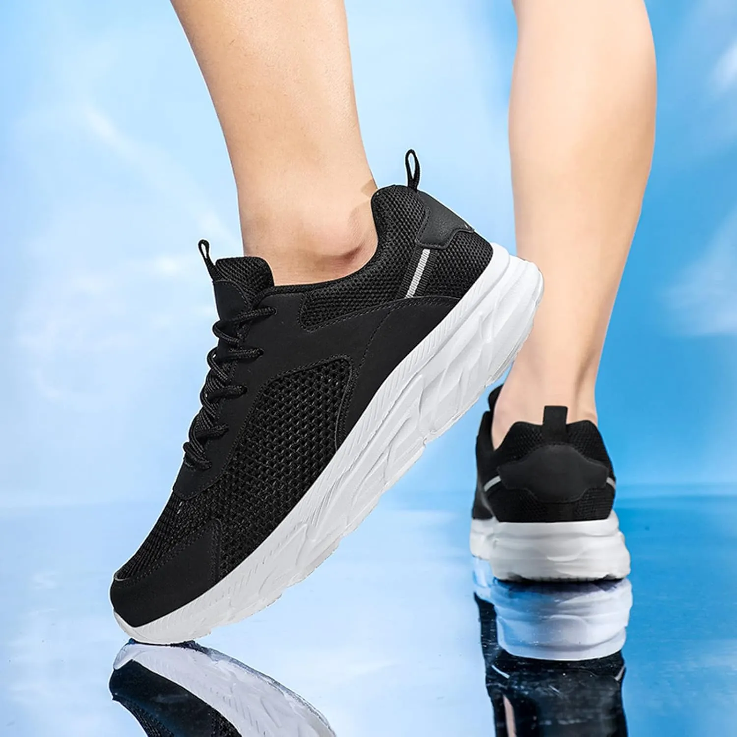 Lightweight Arch Support Sneakers for Men Non Slip Lightweight Workout Shoe Men's Stylish Lightweight Sneakers