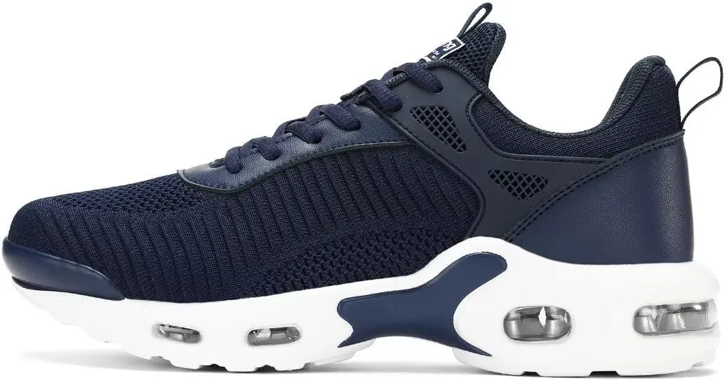 Men's Air Running Shoes Lightweight Breathable Walking Shoes Non Slip Fashion Sneakers Mesh Workout Casual Sports Shoes
