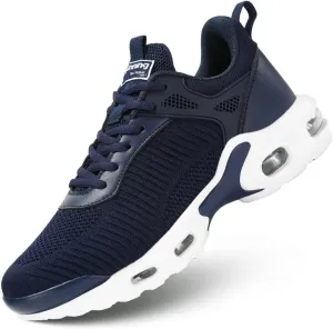 Men's Air Running Shoes Lightweight Breathable Walking Shoes Non Slip Fashion Sneakers Mesh Workout Casual Sports Shoes