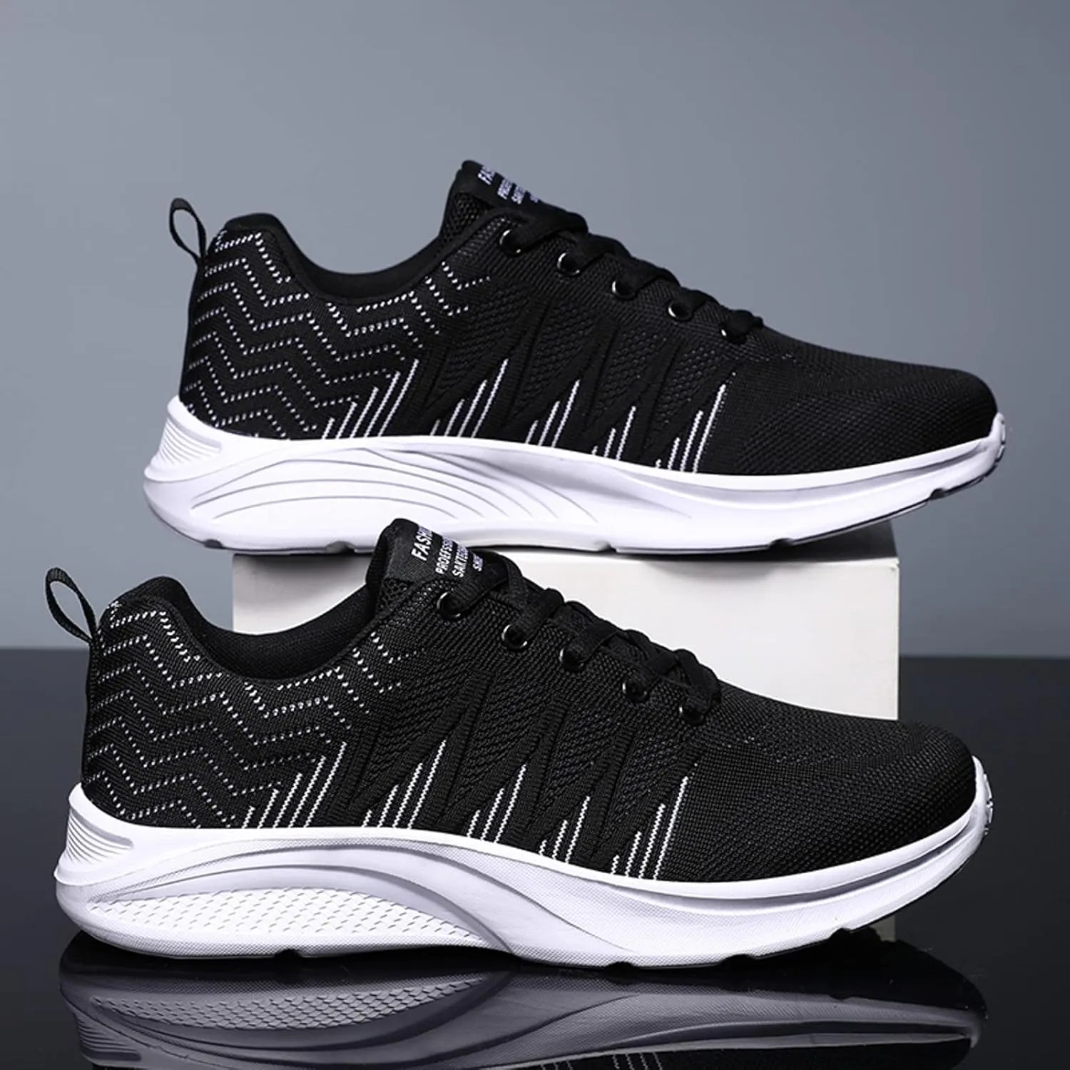 Men's Arch Support Workout Shoes Comfortable Breathable Lightweight Tennis Shoe Men's Comfortable Canvas Shoes