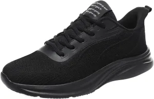 Men's Breathable Stretch Workout Shoes Lightweight Sport Gym Jogging Walking Sneaker Comfortable Stretch Shoes