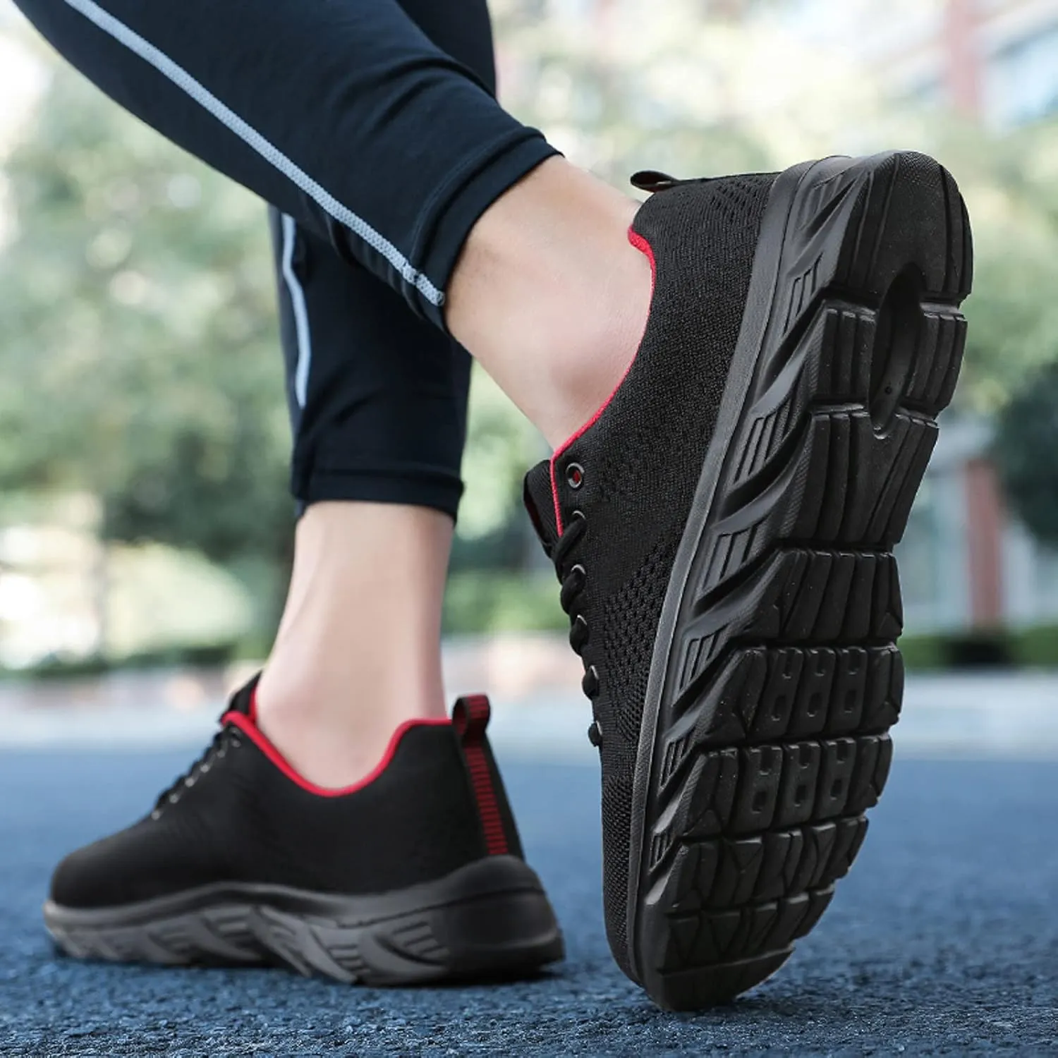 Men's Minimalist Barefoot Shoes Breathable Casual Comfortable Walking Sneaker Men's Comfortable Diabetic Shoes