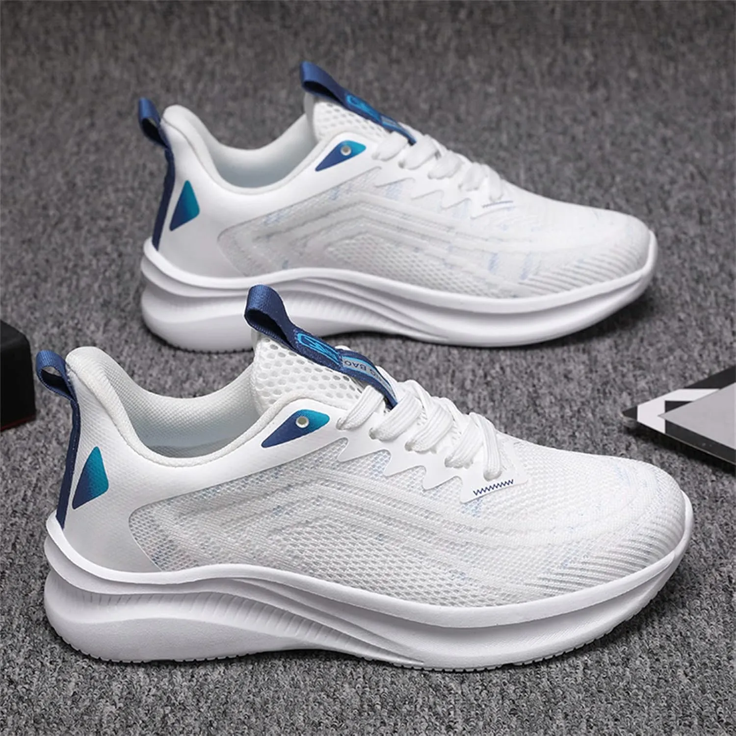 Men's Non Slip Tennis Sneakers Breathable Casual Comfortable Walking Sneaker Men's Sport Breathable Mesh Shoes