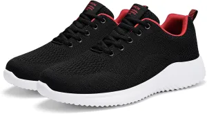 Men's Non Slip Tennis Sneakers Comfortable Breathable Lightweight Tennis Shoe Non Slip Work Sport Shoes for Men