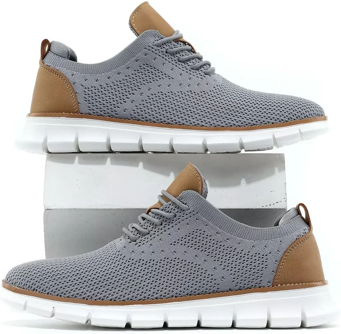 Mens Walking Shoes Casual Fashion Business Dress Comfort Oxfords Shoes Tennis Sneakers Lightweight Soft Sole
