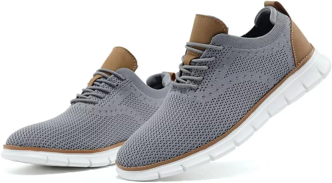 Mens Walking Shoes Casual Fashion Business Dress Comfort Oxfords Shoes Tennis Sneakers Lightweight Soft Sole