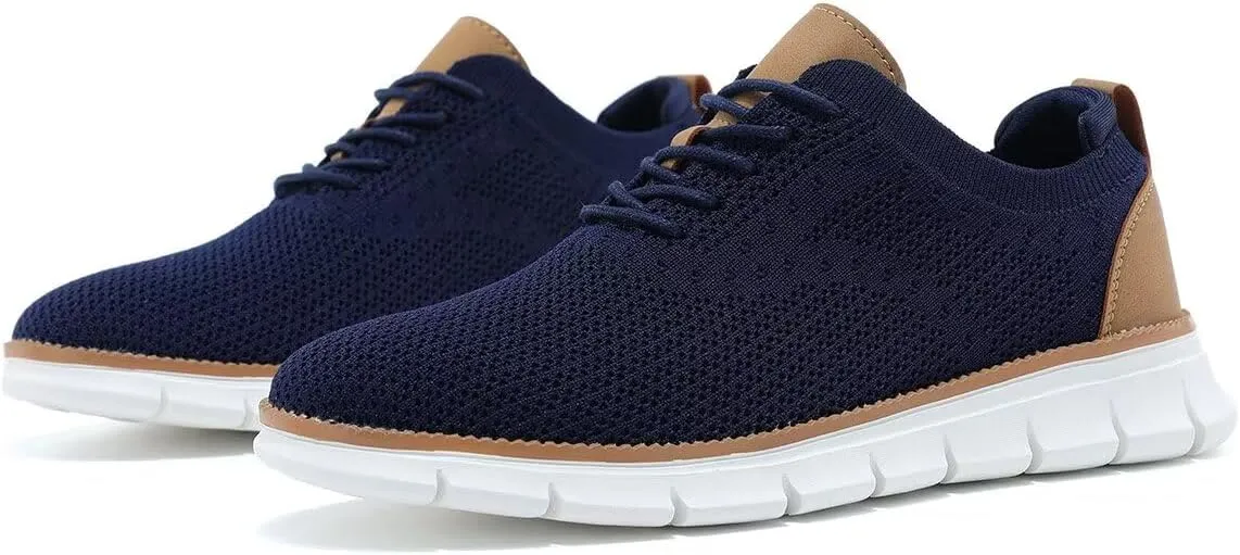 Mens Walking Shoes Casual Fashion Business Dress Comfort Oxfords Shoes Tennis Sneakers Lightweight Soft Sole