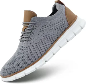 Mens Walking Shoes Casual Fashion Business Dress Comfort Oxfords Shoes Tennis Sneakers Lightweight Soft Sole
