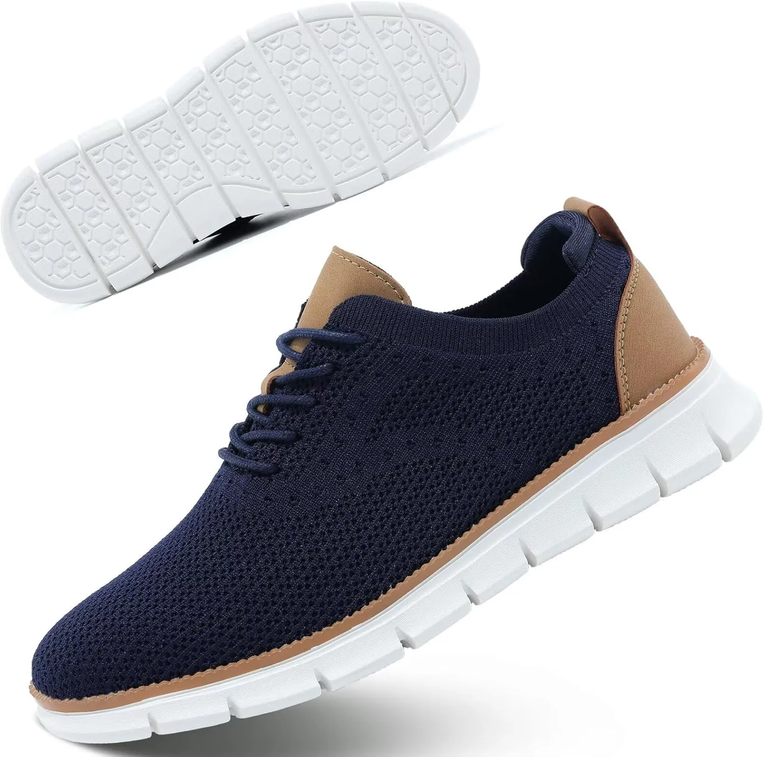 Mens Walking Shoes Casual Fashion Business Dress Comfort Oxfords Shoes Tennis Sneakers Lightweight Soft Sole