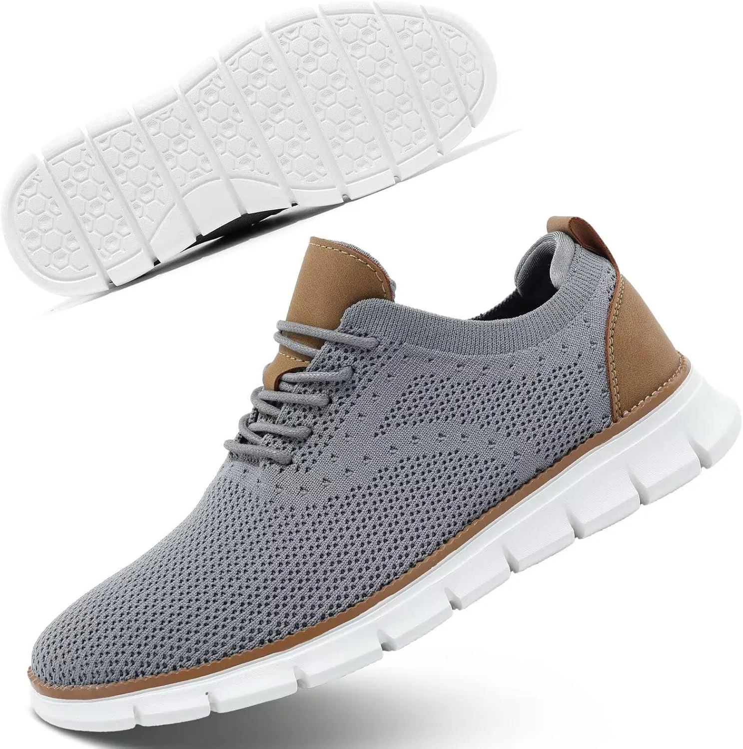 Mens Walking Shoes Casual Fashion Business Dress Comfort Oxfords Shoes Tennis Sneakers Lightweight Soft Sole