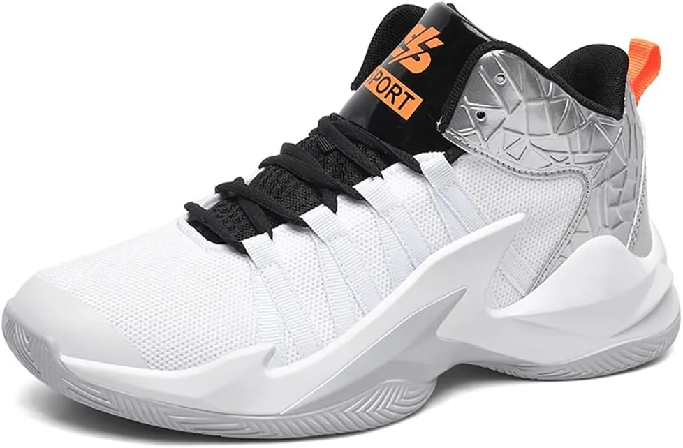 Men's Women's Basketball Shoes High Top Ultra-Light Fashion Anti Slip Breathable Sneakers