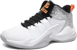 Men's Women's Basketball Shoes High Top Ultra-Light Fashion Anti Slip Breathable Sneakers