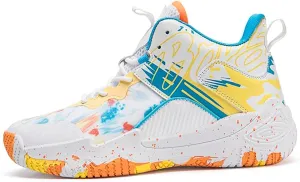 Men's Women's Basketball Shoes High Top Ultra-Light Fashion Anti Slip Breathable Sneakers