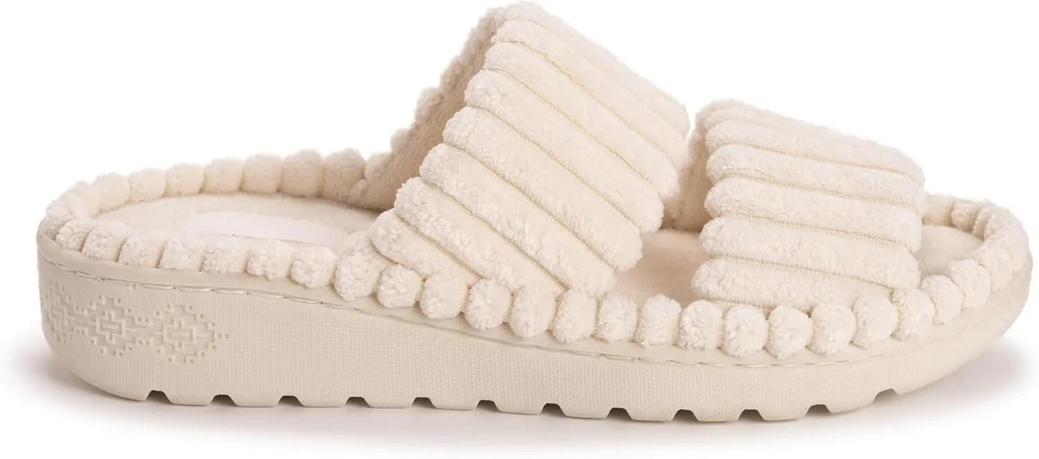 MUK LUKS Women's Double Strap Slide Slipper