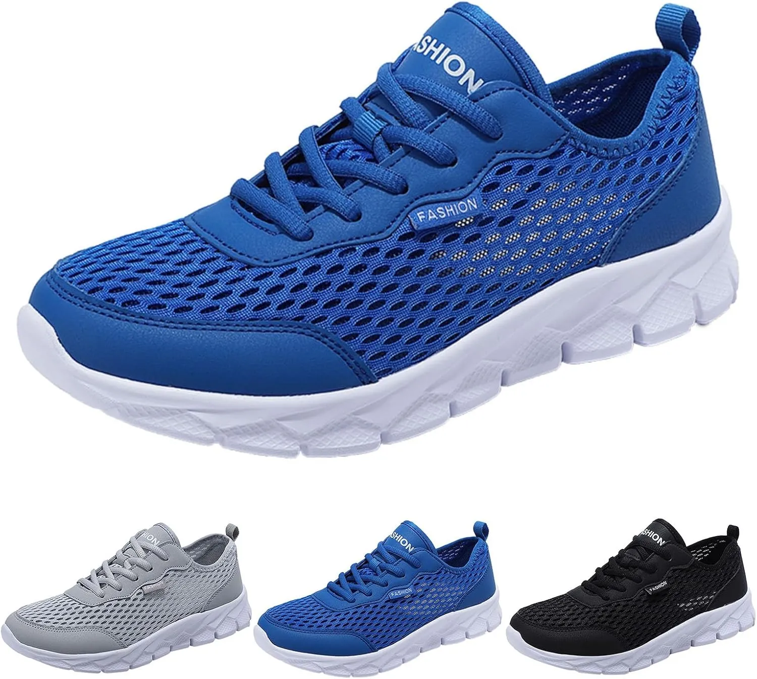 Non Slip Work Sport Shoes for Men Comfortable Lightweight Casual Walking Shoe Men's Sport Breathable Mesh Shoes