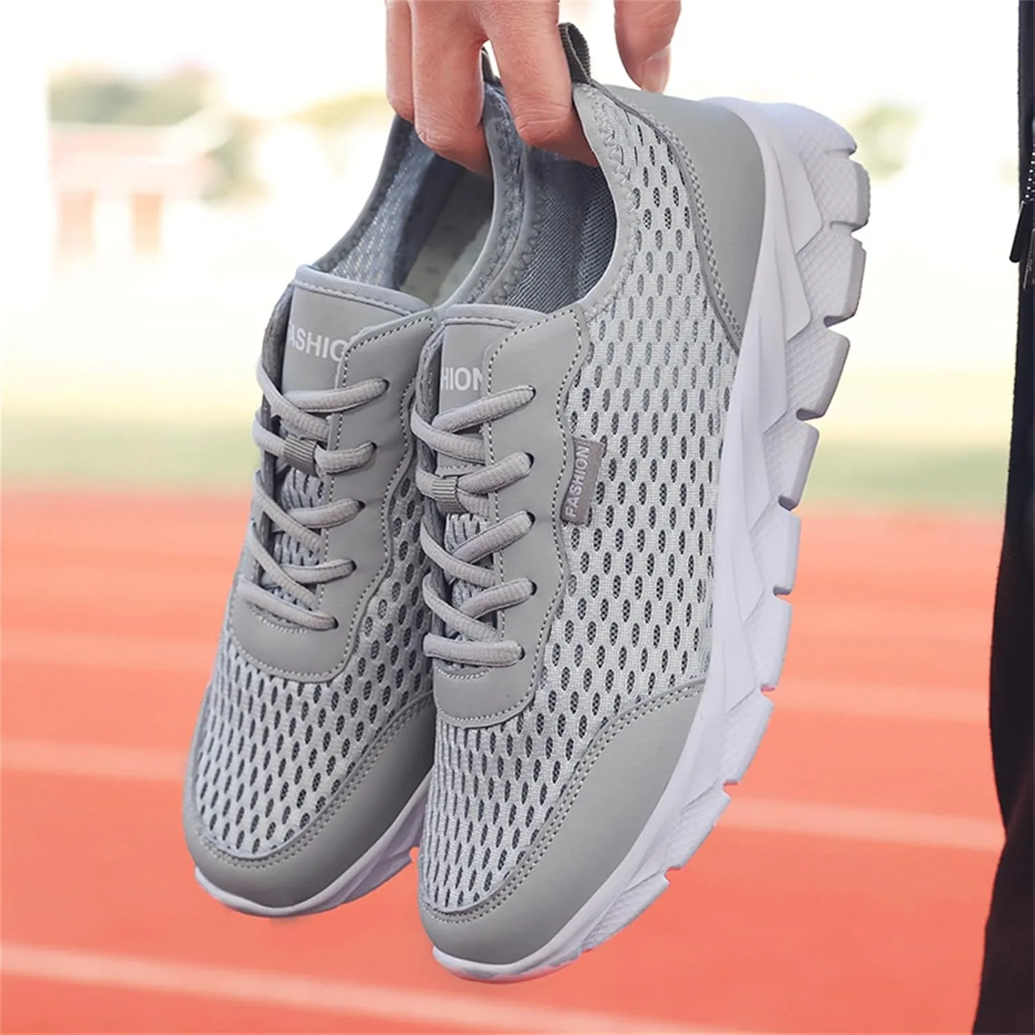 Non Slip Work Sport Shoes for Men Comfortable Lightweight Casual Walking Shoe Men's Sport Breathable Mesh Shoes