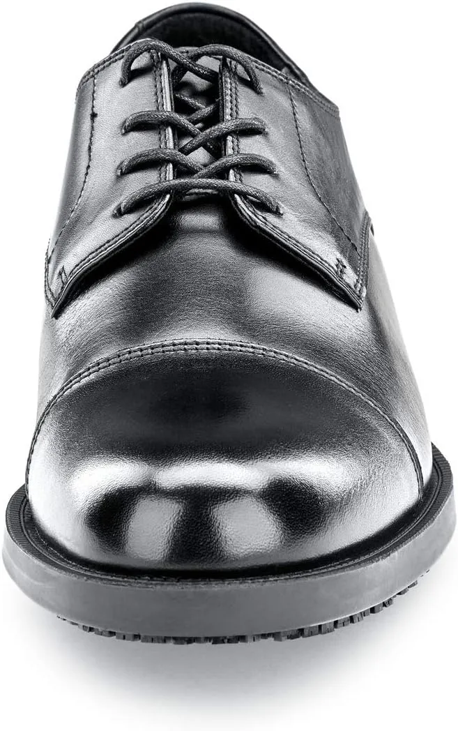 Shoes for Crews Dress Shoes for Men, Mens Oxfords, Zapatos De Vestir para Hombre, Slip Resistant, Safety, Brown or Black