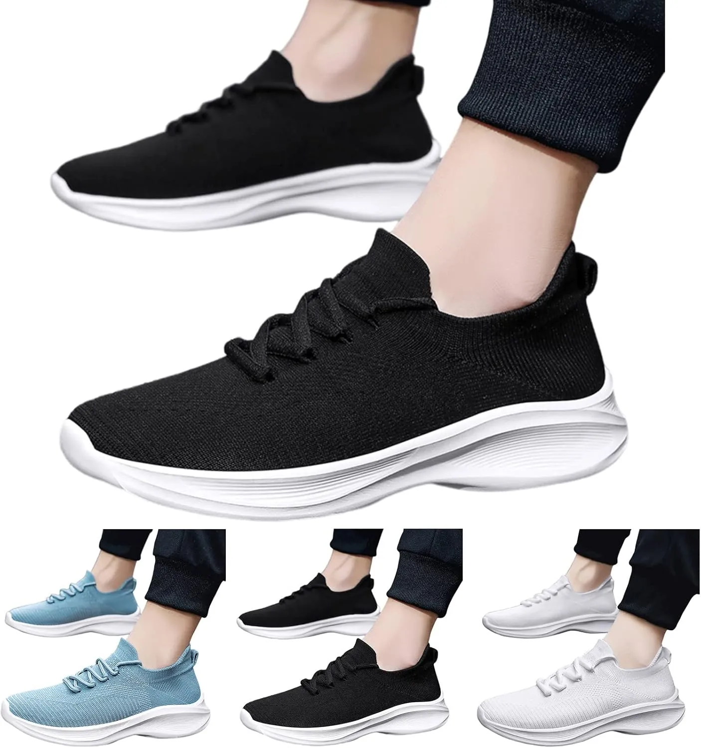 Workout Athletic Sport Shoes for Men Supportive Running Athletic Sneaker Lightweight Non Slip Sneakers for Men