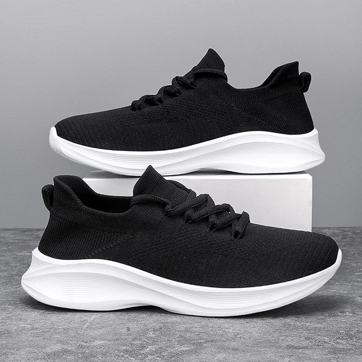 Workout Athletic Sport Shoes for Men Supportive Running Athletic Sneaker Lightweight Non Slip Sneakers for Men
